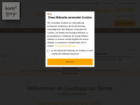 gasthaus-sonne.de Webseite Vorschau