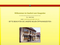gasthofgaugrafen.de Webseite Vorschau