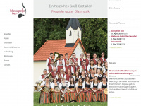 blaskapelle-isen.de Webseite Vorschau