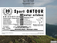 sport-ontour.de Webseite Vorschau