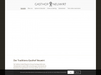 gasthof-neuwirt.org Webseite Vorschau