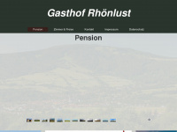gasthof-rhoenlust.de Webseite Vorschau