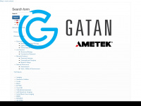 gatan.com Webseite Vorschau