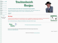 trachtenbezirk-burgau.de Webseite Vorschau