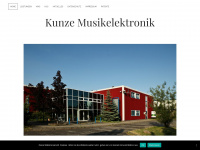 kunze-musikelektronik.de Webseite Vorschau