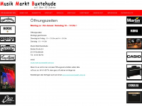 musik-markt-buxtehude.de Webseite Vorschau
