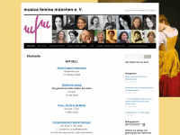 musica-femina-muenchen.de Webseite Vorschau