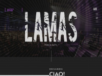 lamas-music.com Webseite Vorschau