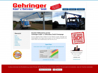 gehringer-elektro.de Webseite Vorschau