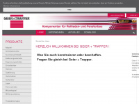 geier-trapper.com Webseite Vorschau