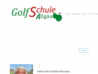golfschule-allgaeu.de Webseite Vorschau