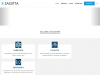 sagitta.ro Webseite Vorschau