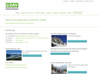 dav-berchtesgaden.de Webseite Vorschau