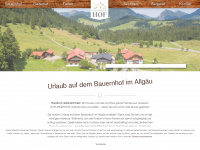 haflingerhof.de Webseite Vorschau