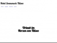 hotel-sonneneck-titisee.de Webseite Vorschau