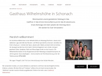 gasthaus-wilhelmshoehe.de Webseite Vorschau