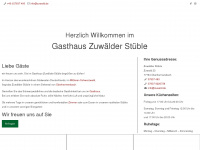 zuwald.de Webseite Vorschau