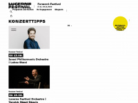 lucernefestival.ch Webseite Vorschau