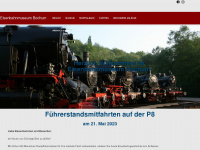 eisenbahnmuseum-bochum.de Webseite Vorschau