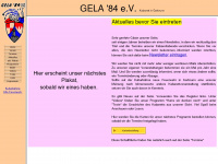 gela84.de Webseite Vorschau