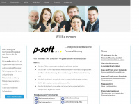 p-soft.ch Webseite Vorschau