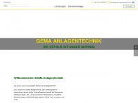 gema-anlagentechnik.de Webseite Vorschau