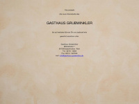 gasthaus-grubwinkler.de Webseite Vorschau