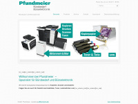 pfundmeier.de Webseite Vorschau