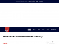 ffw-leiblfing.de Webseite Vorschau