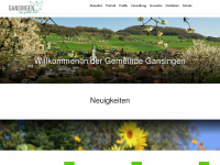 gansingen.ch Webseite Vorschau