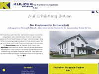 kulzer-bau.de Webseite Vorschau