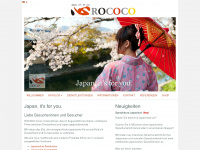 rococo-japan.de Webseite Vorschau