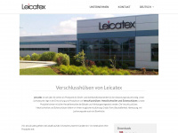 leicatex.de Webseite Vorschau