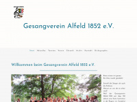 gesangverein-alfeld.de Webseite Vorschau