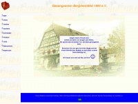 gesangverein-bergrheinfeld.de Webseite Vorschau