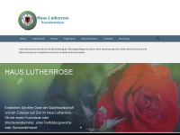haus-lutherrose.de Webseite Vorschau