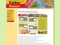 farbenkaiser.de Webseite Vorschau