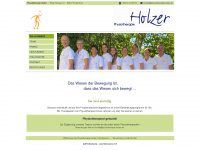 physiotherapie-holzer.de Webseite Vorschau