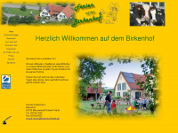 birkenhof-fridritt.de Webseite Vorschau
