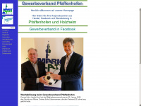 gewerbeverband-pfaffenhofen.de Webseite Vorschau