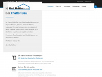 thaetter-bau.de Webseite Vorschau
