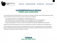 gutenbergschule-rehau.de Webseite Vorschau