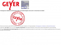 geyer-electronic.de Webseite Vorschau
