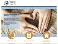 medic-hair.de Webseite Vorschau