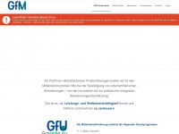 gfm-online.de Webseite Vorschau