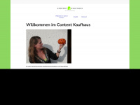 content-kaufhaus.com Webseite Vorschau