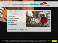 gh-bedachung.de Webseite Vorschau