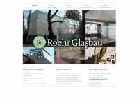 glasbau-roehr.de Webseite Vorschau