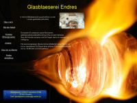 glasblaeserei-endres.de Webseite Vorschau