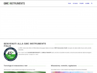 gmc-instruments.it Webseite Vorschau